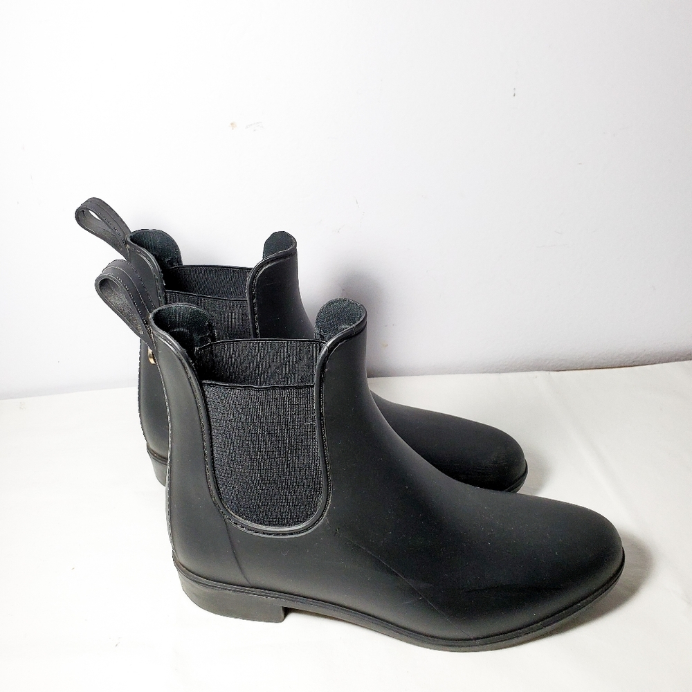 ⚡⚡SOLD⚡⚡ Sam Edelman Matt Black Rain Boots - Picture 1 of 6